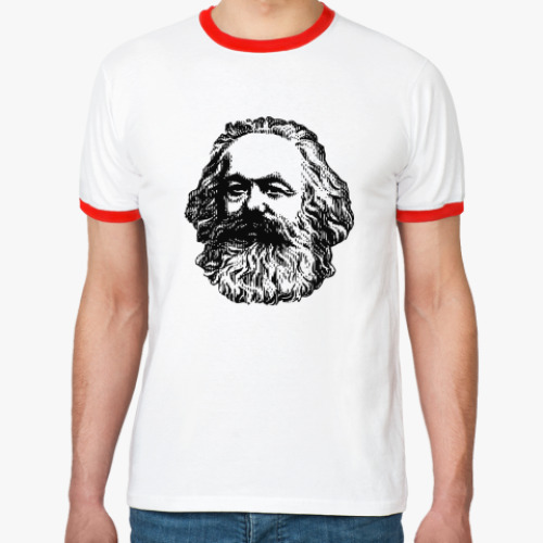 Футболка Ringer-T   Карл Маркс