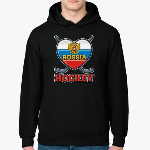 Толстовка худи Хоккей Сборная России Hockey