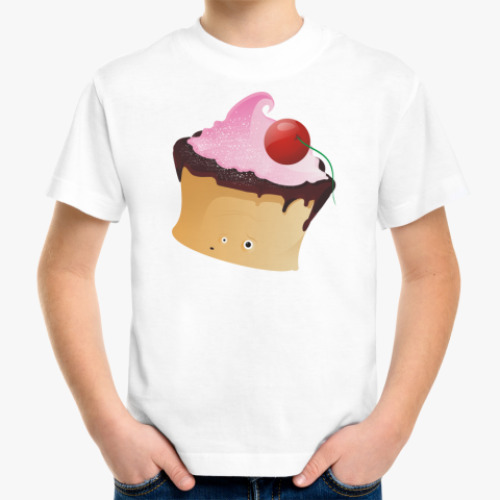 Детская футболка пирожное