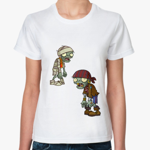 Классическая футболка Plants vs Zombies