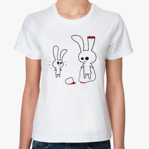 Классическая футболка Sliced rabbit