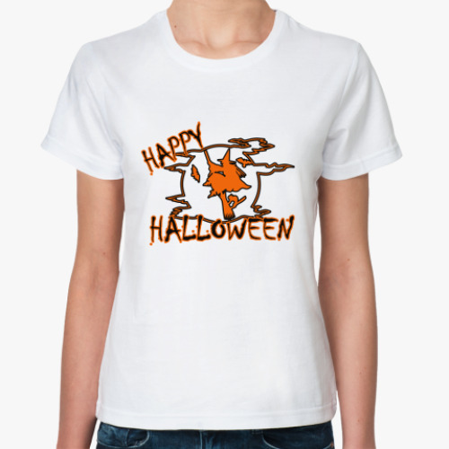 Классическая футболка Happy Halloween