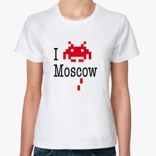 Классическая футболка I moscow