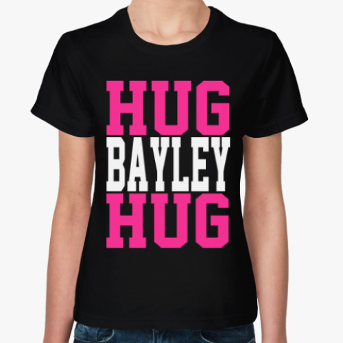 Женская футболка Hug Bayley Hug (WWE)