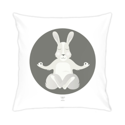 Подушка Animal Zen: R is for Rabbit