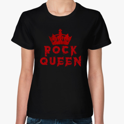 Женская футболка Королева рока