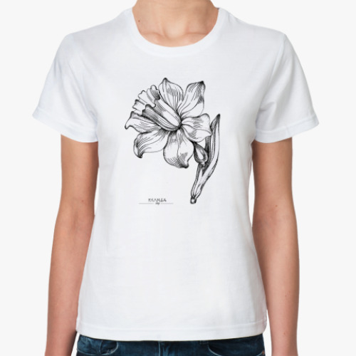 Классическая футболка Нарцисс
