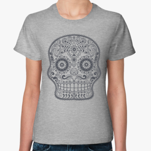 Женская футболка Череп (Skull)