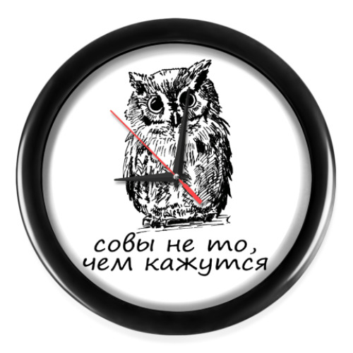 Настенные часы Сова