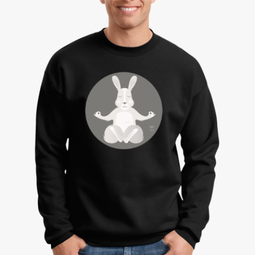Свитшот Animal Zen: R is for Rabbit