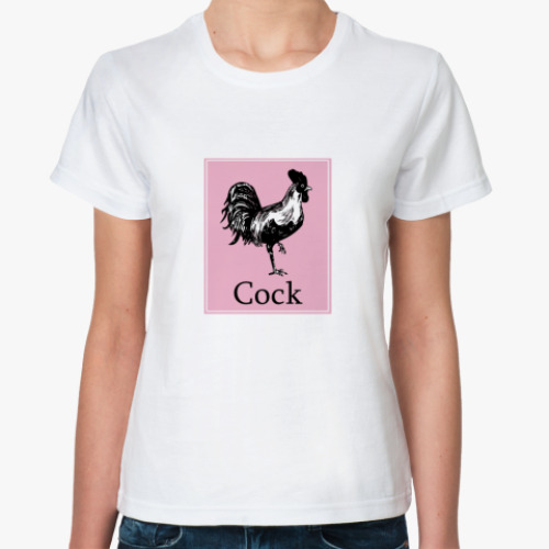 Классическая футболка COCK