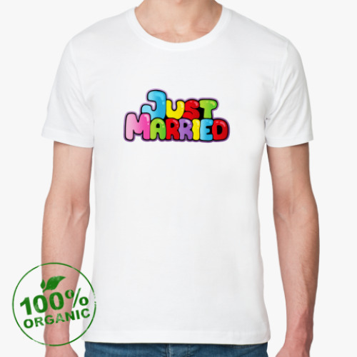 Футболка из органик-хлопка Just Married