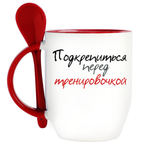 Кружка с ложкой Hustle Dancer