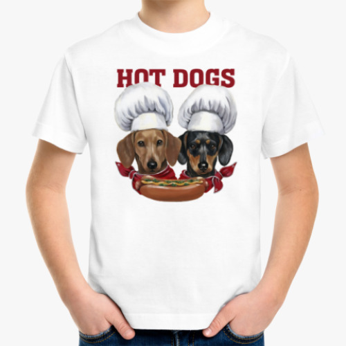 Детская футболка 'Hot Dogs'