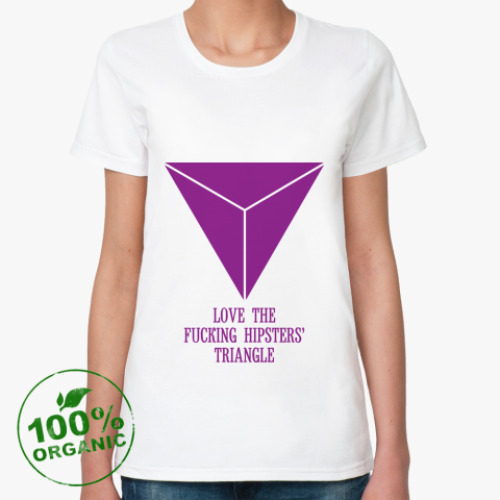 Женская футболка из органик-хлопка 'Triangle'