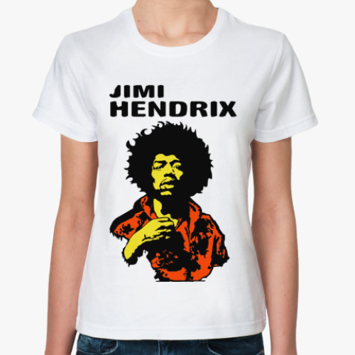 Классическая футболка Jimmi Hendrix
