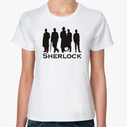 Классическая футболка Шерлок(Sherlock)