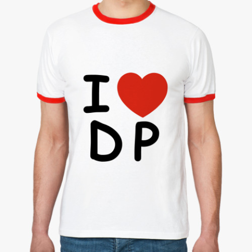 Футболка Ringer-T I love DP
