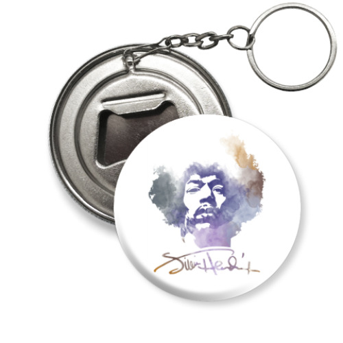 Брелок-открывашка  Jimi Hendrix - Джими Хендрикс