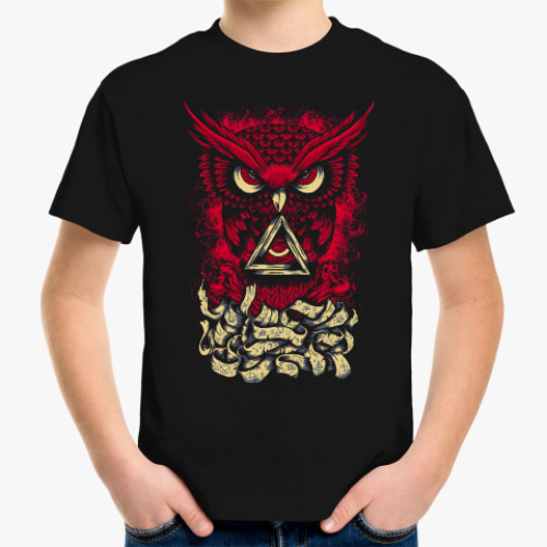 Детская футболка Сова (Owl) - всевидящее око