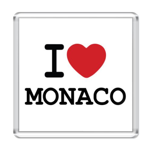 Магнит I Love Monaco
