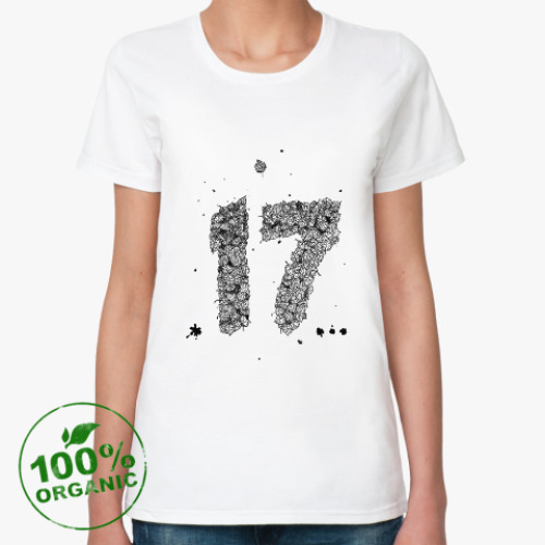 Женская футболка из органик-хлопка 17 для 2017
