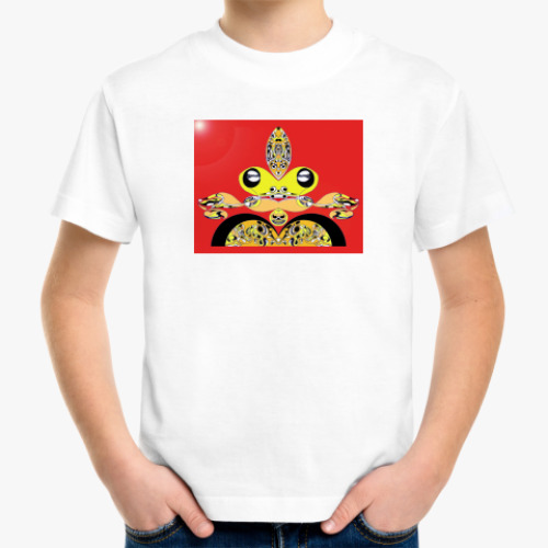 Детская футболка Абстракция Царевна лягушка