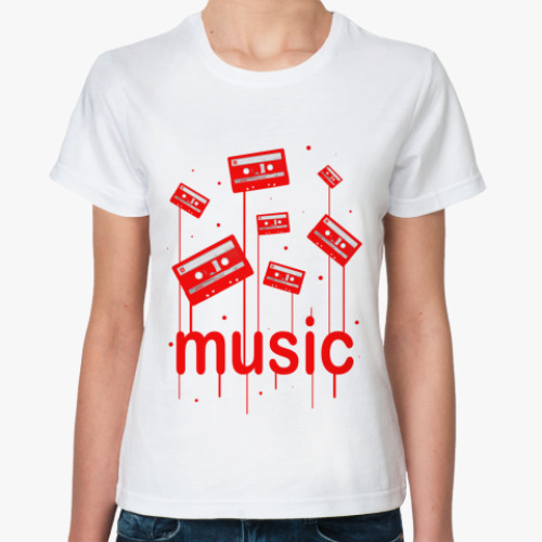 Классическая футболка  Music