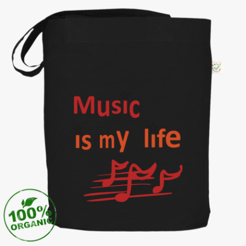 Сумка шоппер Music is my life