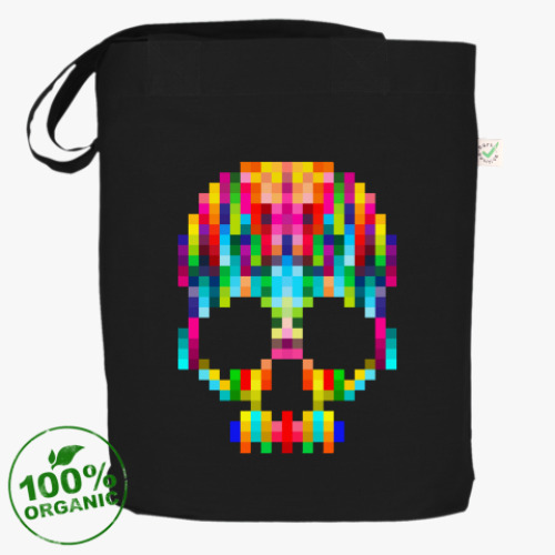 Сумка шоппер Pixel Skull