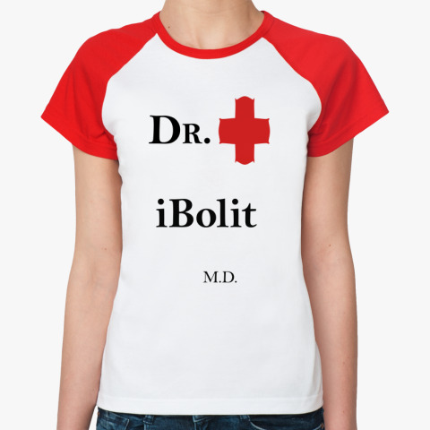 Женская футболка реглан Dr.iBolit.