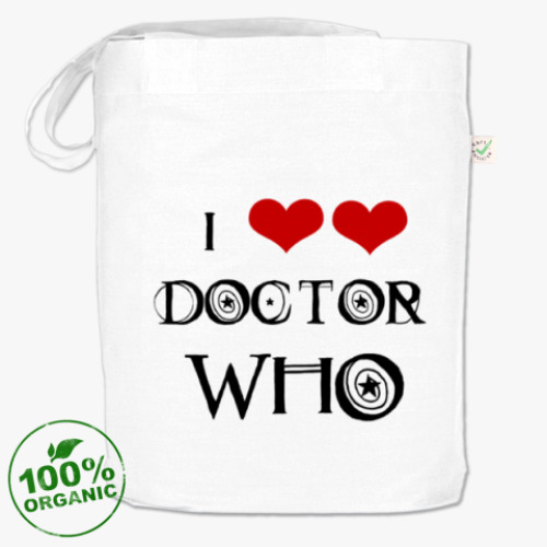 Сумка шоппер I love Doctor Who