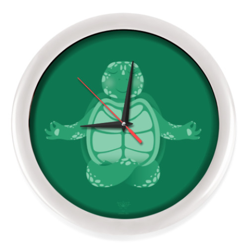 Настенные часы Animal Zen: T is for Turtle