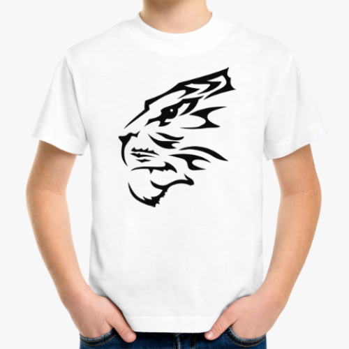 Детская футболка Тигр узор