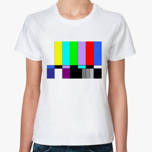 Классическая футболка TV Color Bars