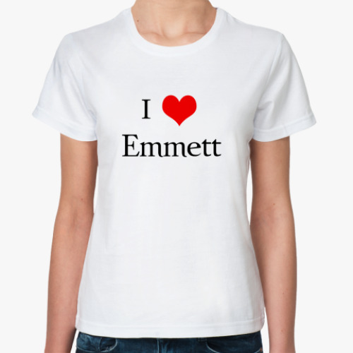 Классическая футболка  Love Emmett
