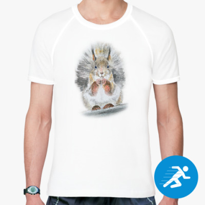 Спортивная футболка Белочка!