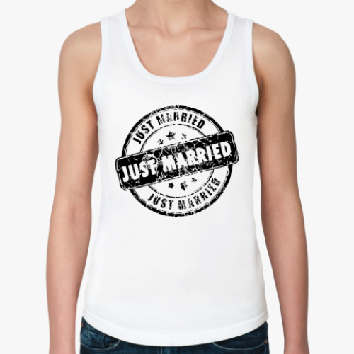 Женская майка Just Married