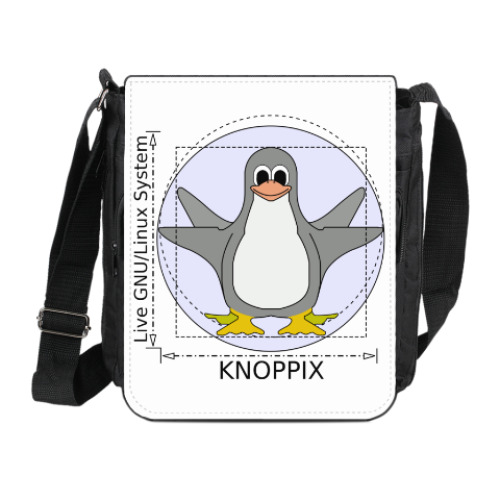 Сумка на плечо (мини-планшет) Knoppix