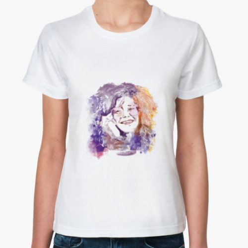 Классическая футболка Дженис Джоплин – Janis Joplin