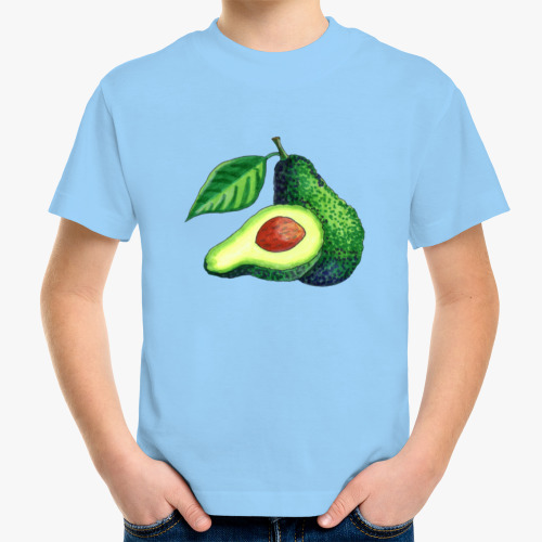 Детская футболка "Солнечный авокадо"