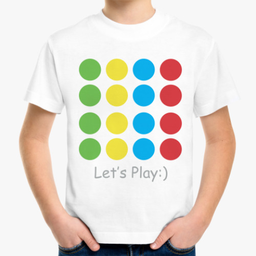 Детская футболка Let's Play Twister!