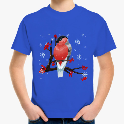 Детская футболка Снегирь