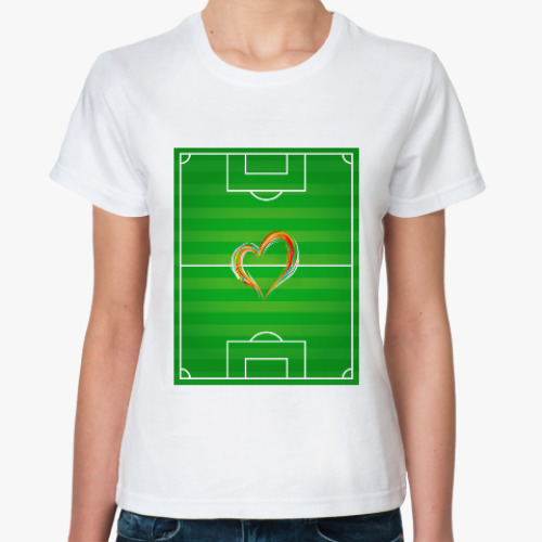 Классическая футболка Футбольное поле
