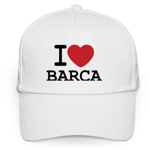 Кепка бейсболка I Love Barca