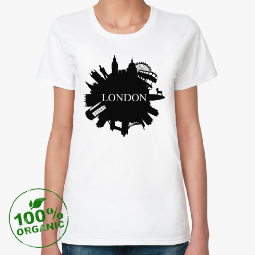 Женская футболка из органик-хлопка LONDON