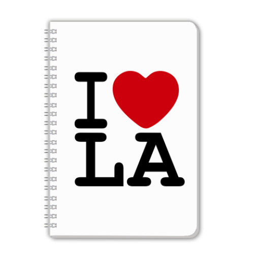 Тетрадь I Love LA