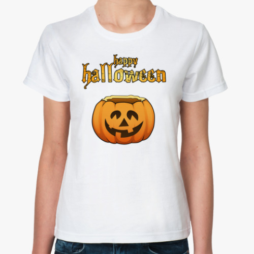 Классическая футболка Halloween