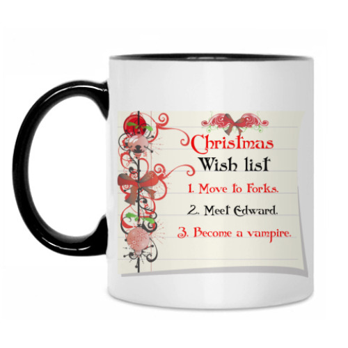 Кружка Christmas wish list