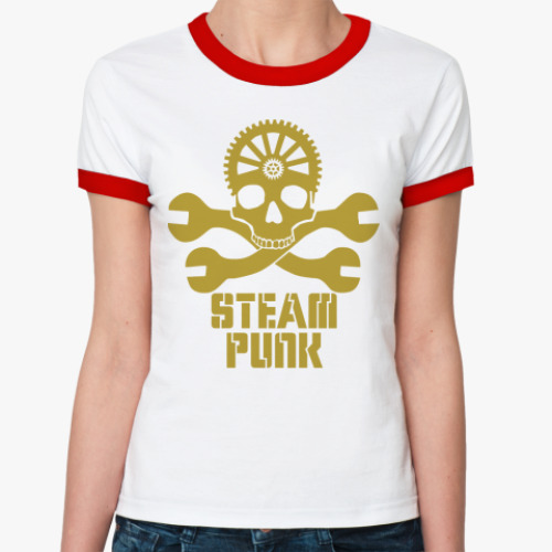 Женская футболка Ringer-T steampunk